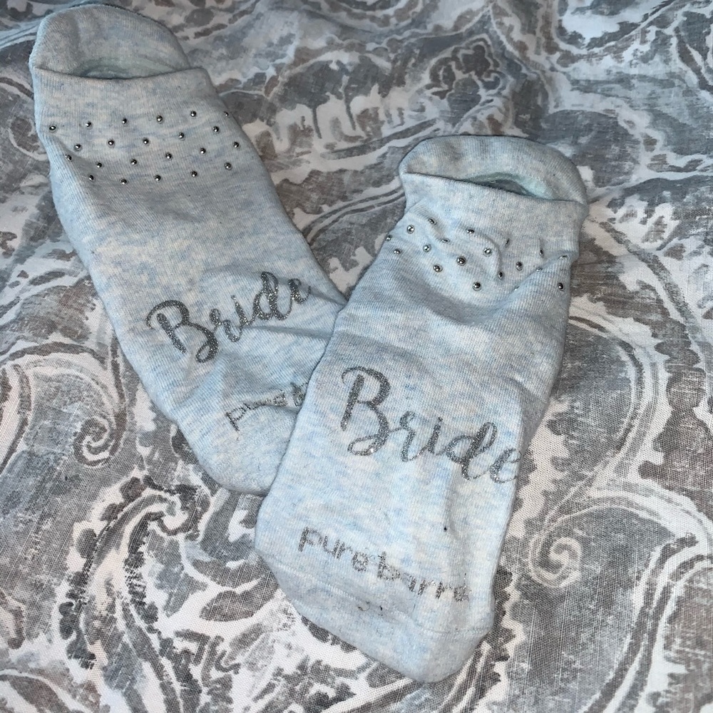 PURE BARRE “Bride” Sticky Socks
